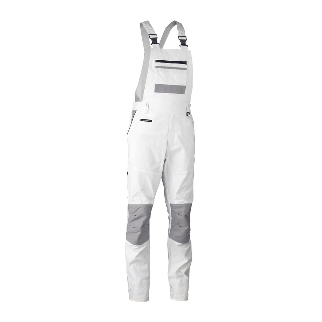 Bisley BAB0422 Painter's Contrast Bib & Brace Overall White – View 04
