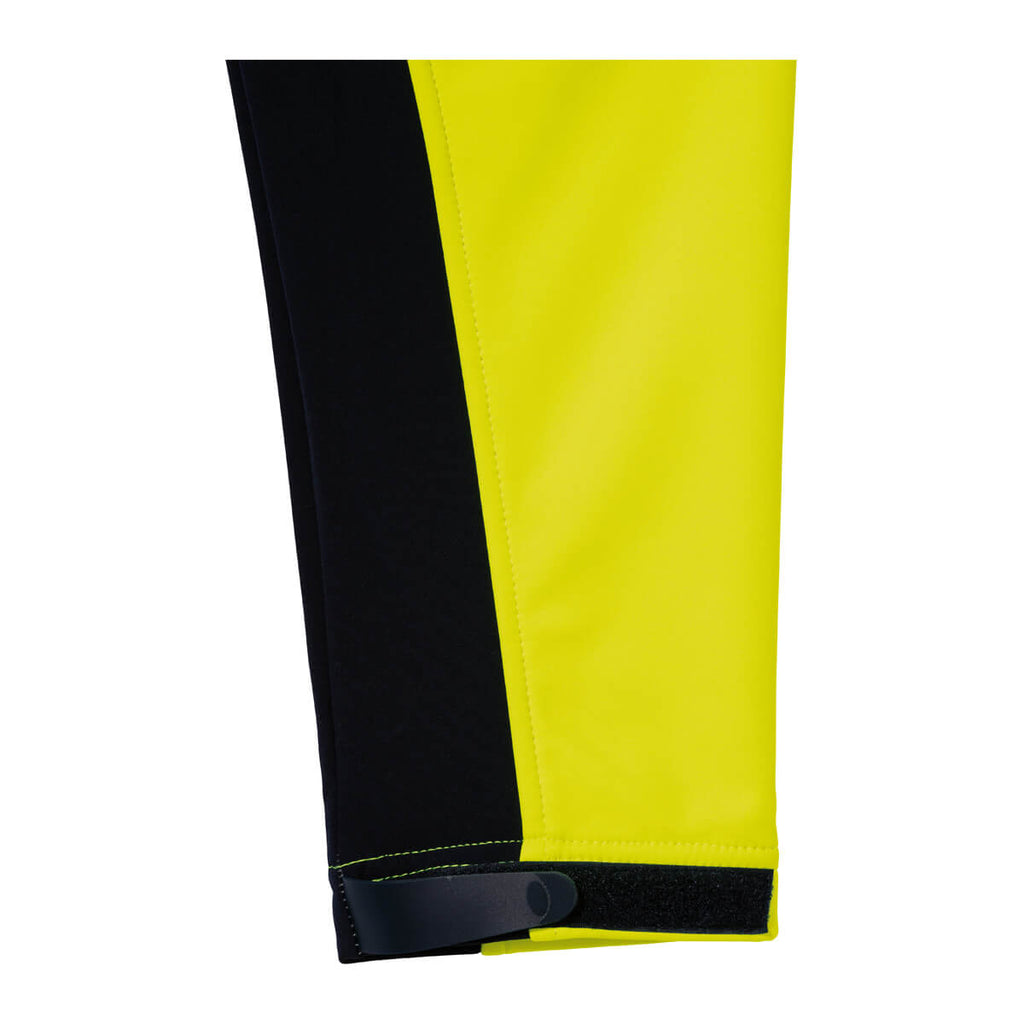 Bisley BJ6059T Hi-Vis Taped Soft Shell Jacket Yellow/Navy View 04