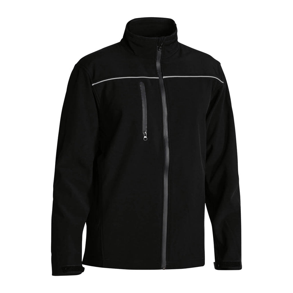 Bisley BJ6060 Soft Shell Jacket Black View 01
