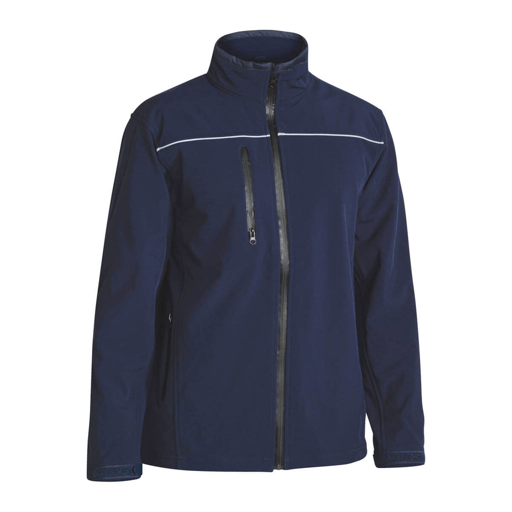 Bisley BJ6060 Soft Shell Jacket Navy View 01