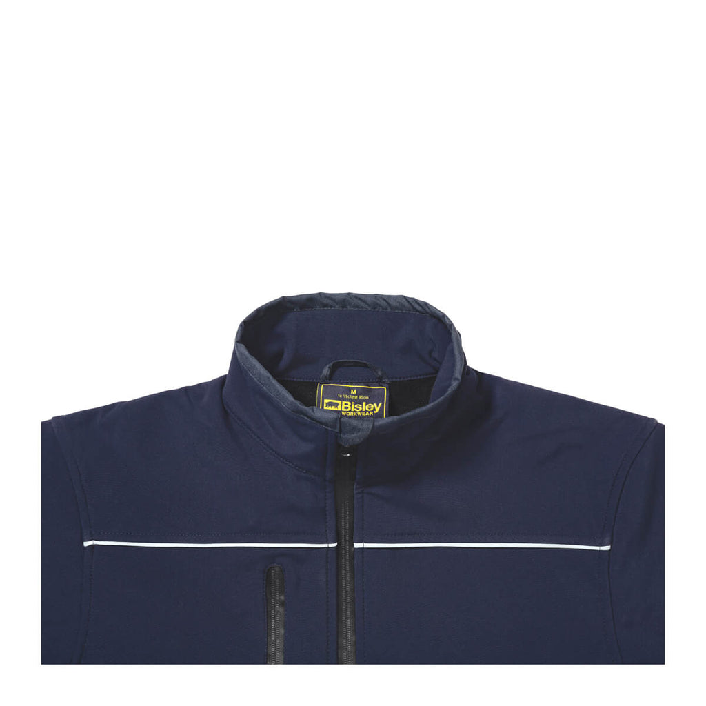 Bisley BJ6060 Soft Shell Jacket Navy View 03