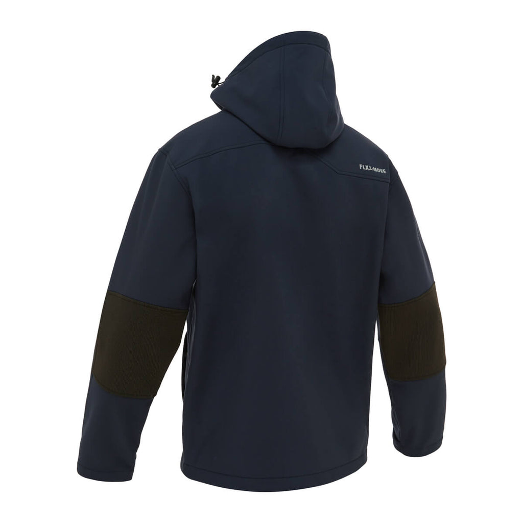 Bisley BJ6570 Hooded Soft Shell Jacket Navy View 05