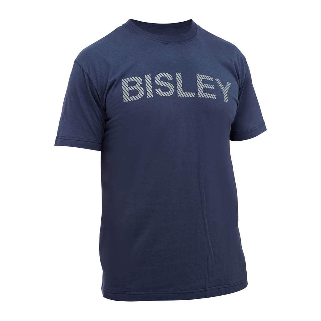 Bisley BKT081 Segmented Print Tee Navy – View 01