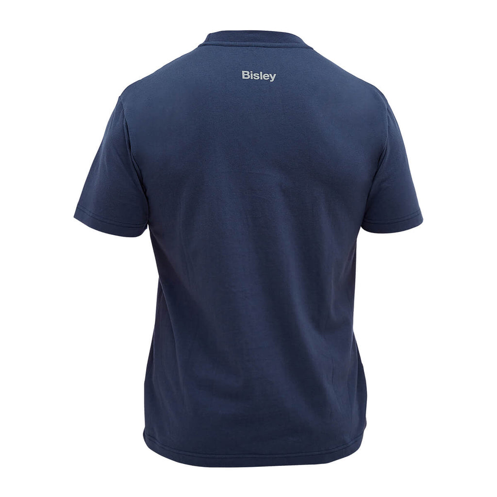 Bisley BKT081 Segmented Print Tee Charcoal Marle – View 02