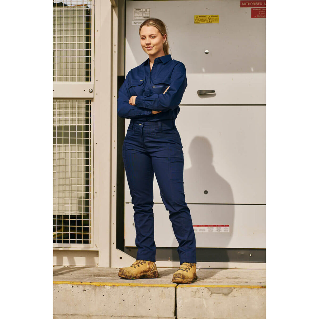 Bisley Bisley BPCL6150 Ladies X Airflow Vented Cargo Pants Navy View 18