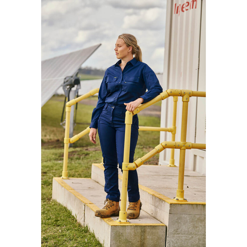 Bisley Bisley BPCL6150 Ladies X Airflow Vented Cargo Pants Navy View 20