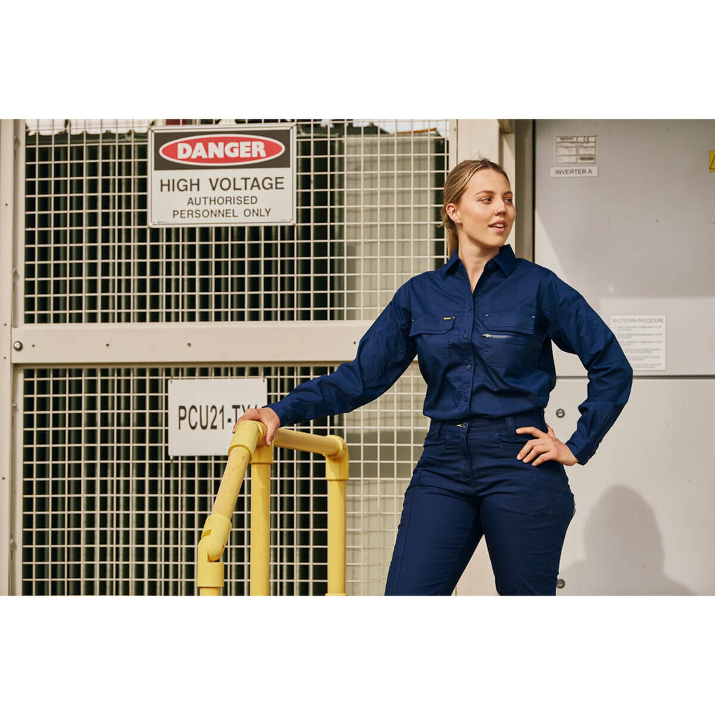 Bisley Bisley BPCL6150 Ladies X Airflow Vented Cargo Pants Charcoal View 22