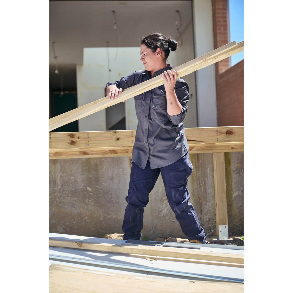 Bisley Bisley BPCL6150 Ladies X Airflow Vented Cargo Pants Navy View 32