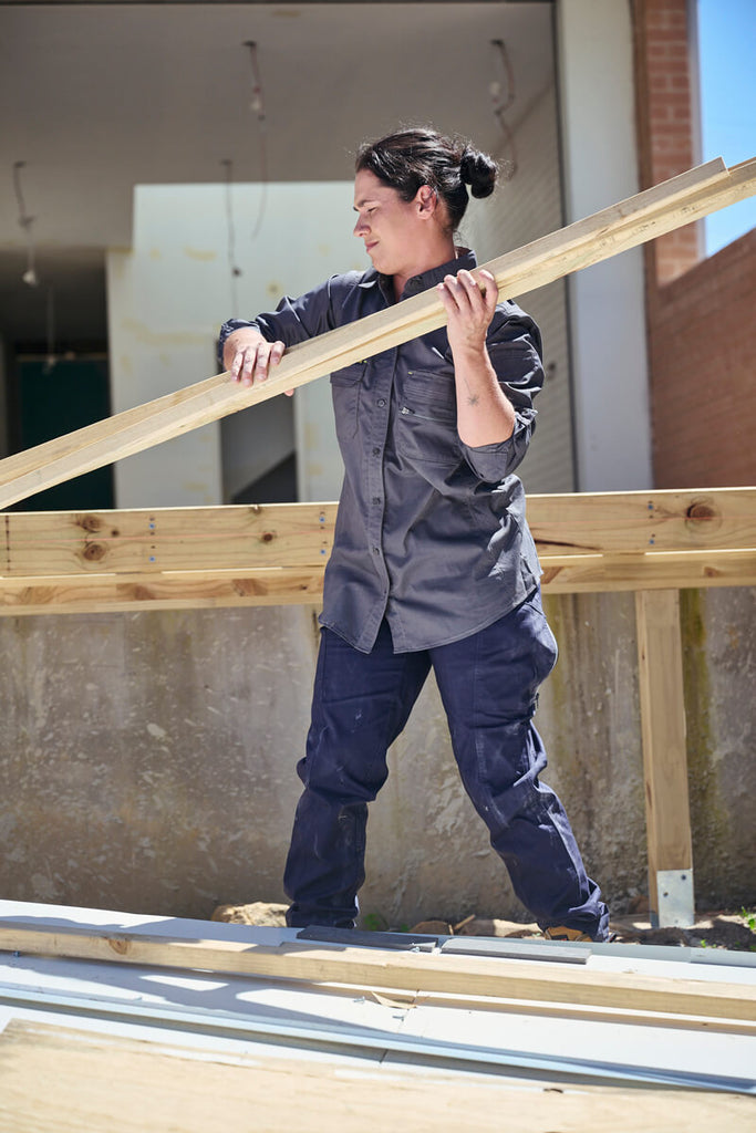 Bisley Bisley BPCL6150 Ladies X Airflow Vented Cargo Pants Navy View 33