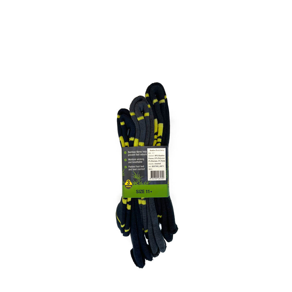 Bisley BSX7020 Bamboo Work Socks 3 Pack