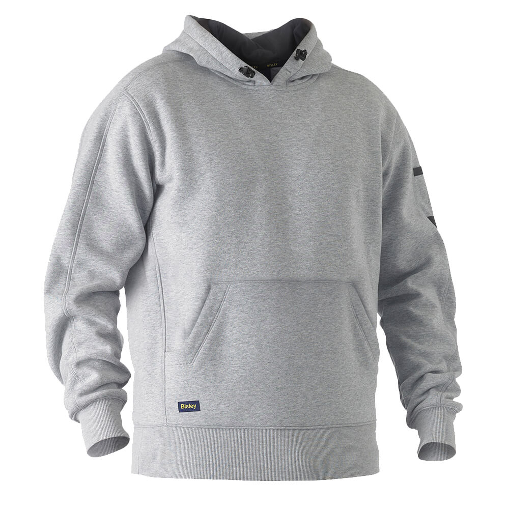 Bisley BK6724 Work Fleece Hoodie Grey – Vivid Workwear