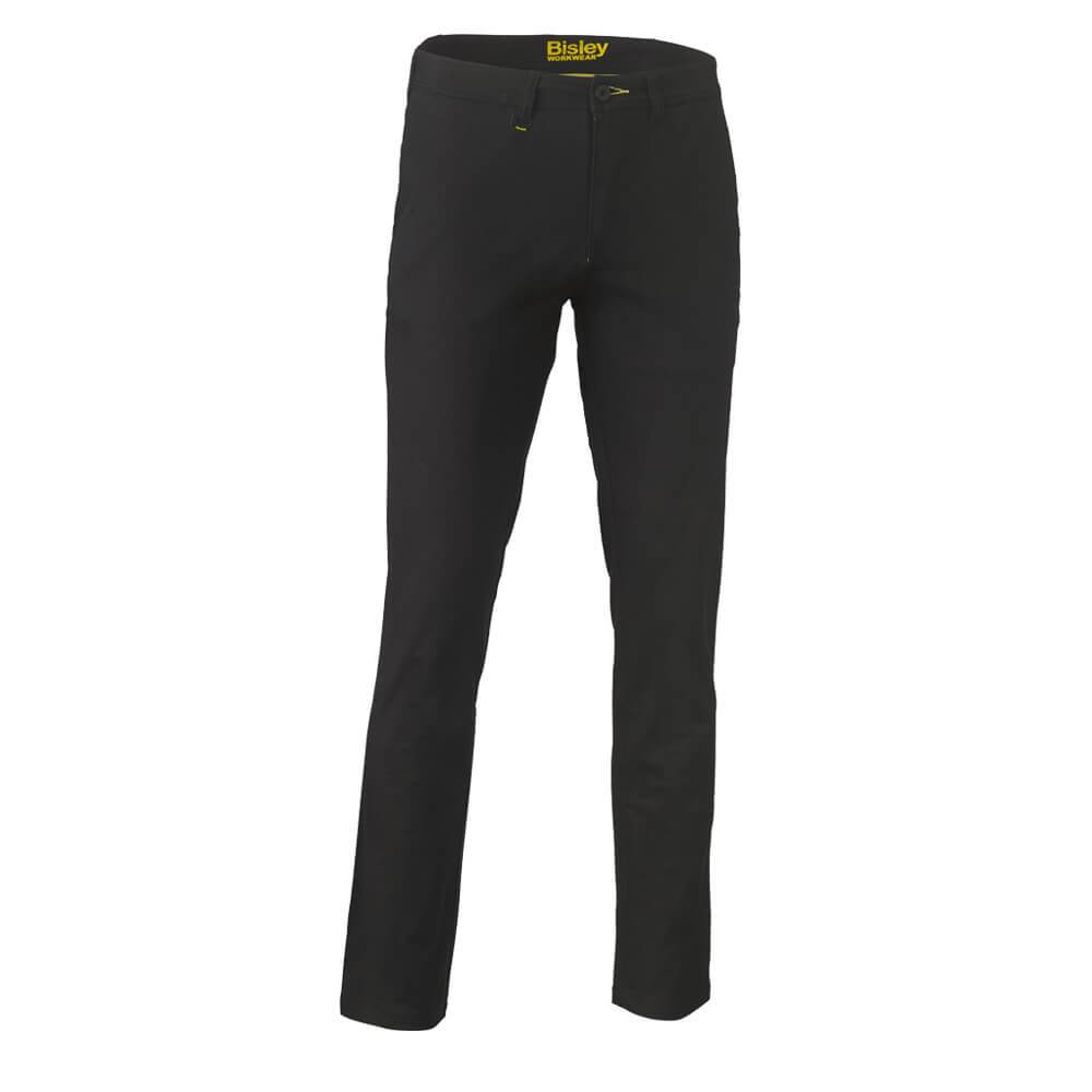 Bisley BP6008 Stretch Cotton Drill Work Pants Black – Vivid Workwear