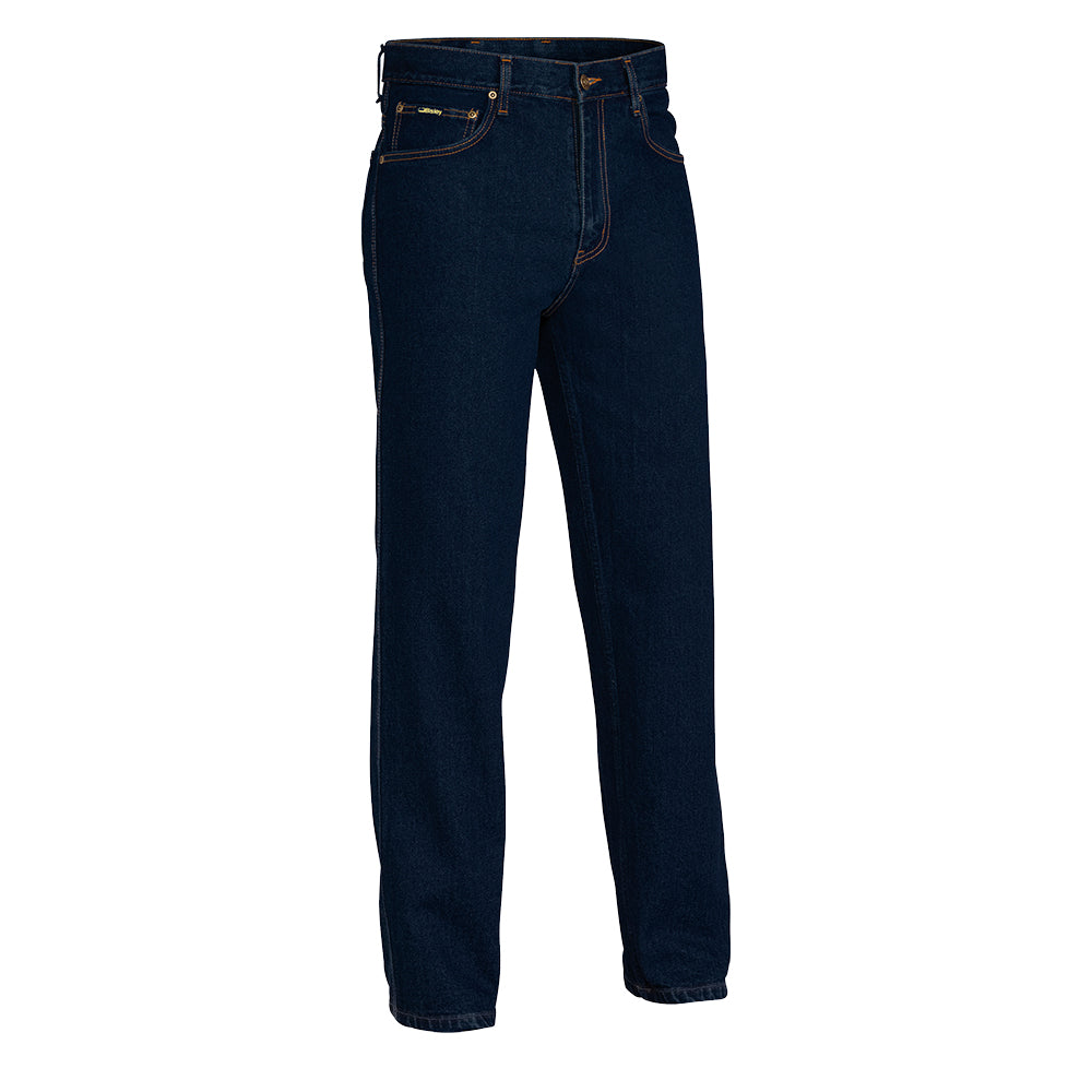 Bisley BP6050 Rough Rider Denim Jeans Blue Front