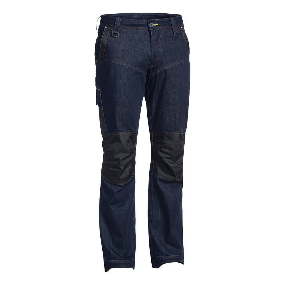 Bisley BP6135 Flex and Move Denim Jeans Dark Denim Dark Denim Front