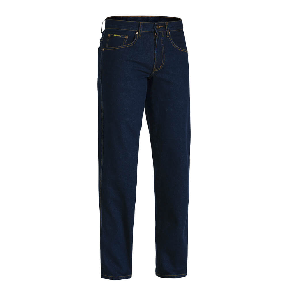 Bisley BP6712 Stretch Denim Jeans Blue Front