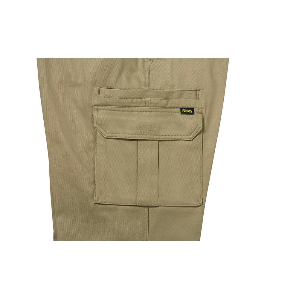 Bisley BPC6007 Khaki Back side Cargo Pockets