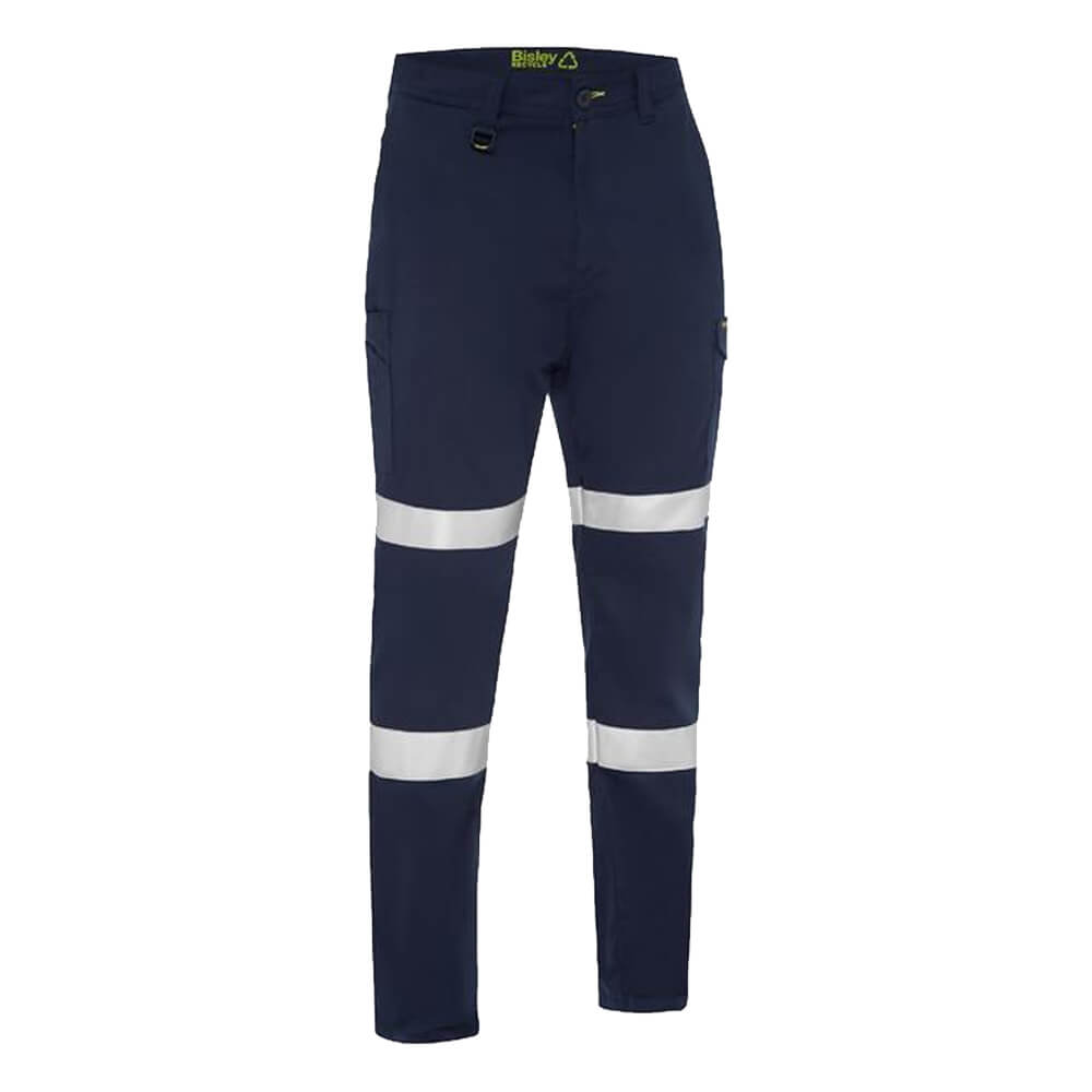 Bisley BPC6088T Taped Biomotion Recycled Cargo Pants Navy Front