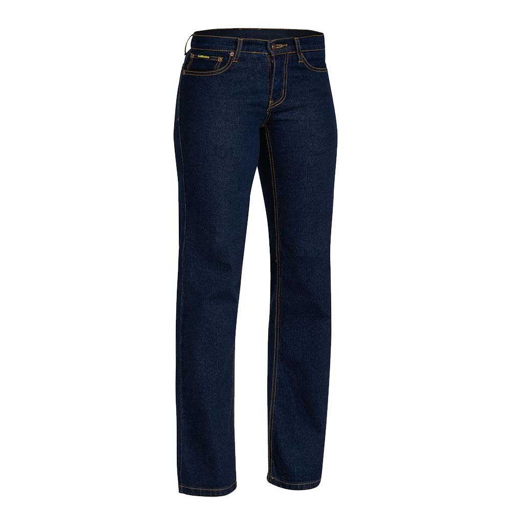 Bisley BPL6712 Ladies Stretch Denim Jeans Front