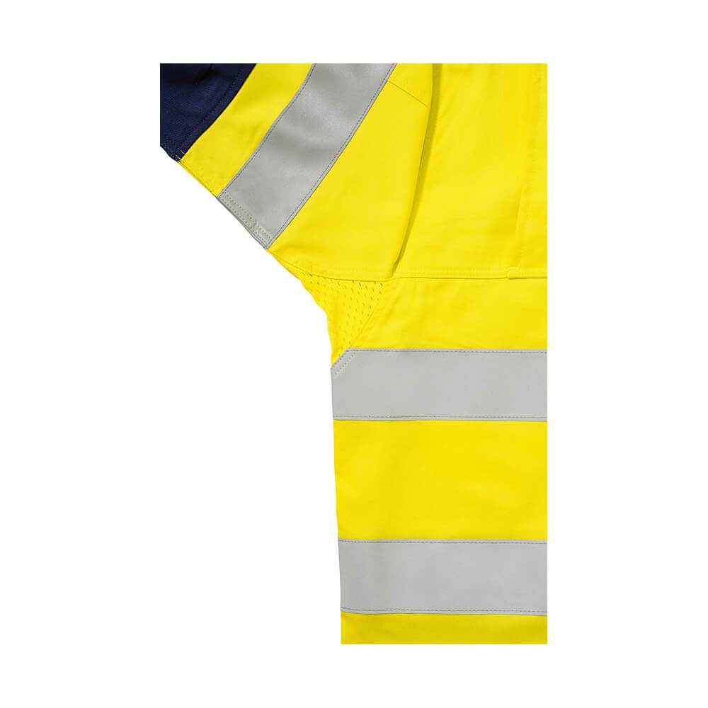 Bisley BS6448T Yellow_Navy Underarm Venting