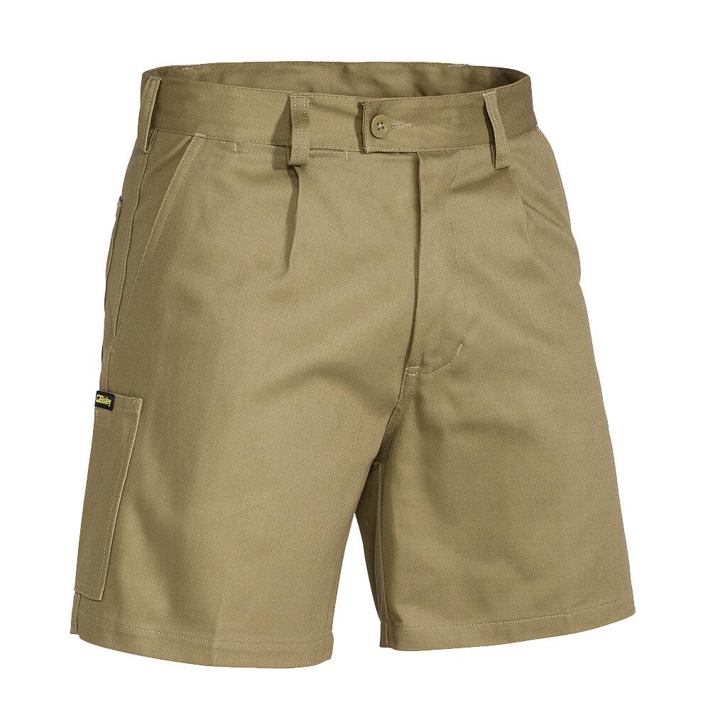 Bisley Workwear Cargo Shorts Khaki