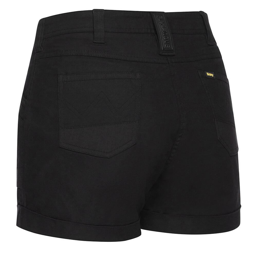 Buy Bisley Womens Flx & Move Shorts (BSHL1045_BBLK) Black [GD